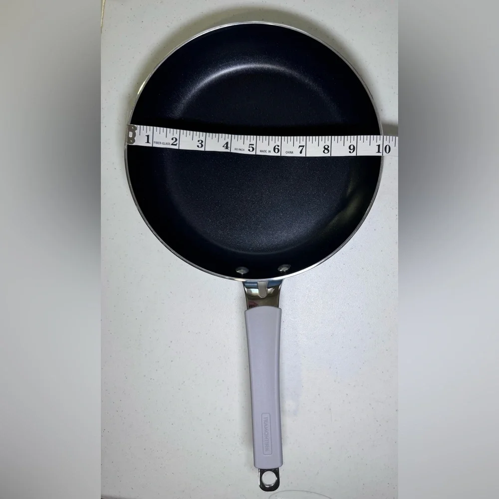 Nonstick Frying Pan with Light Gray Handle Tramontina 10 inches 25 centimeters